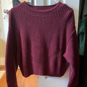Arizona Jean Company Maroon Crew Neck Sweater